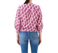 Karen Kane - Blouson Sleeve Tie-Front Top