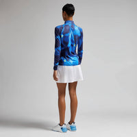 G/Fore - Printed Ruched Quarter Zip Pullover