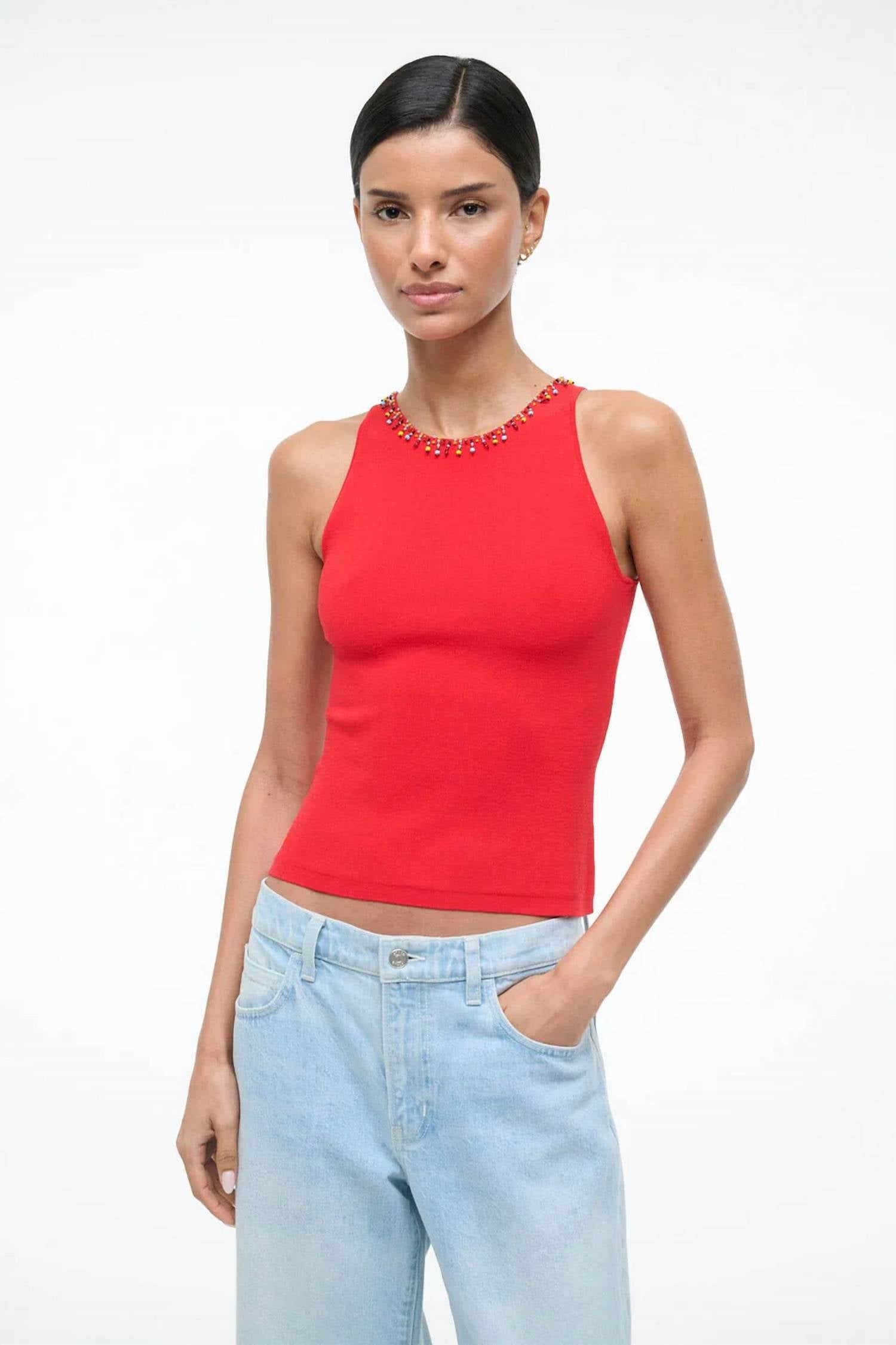 Staud - Reina Knit Tank Top