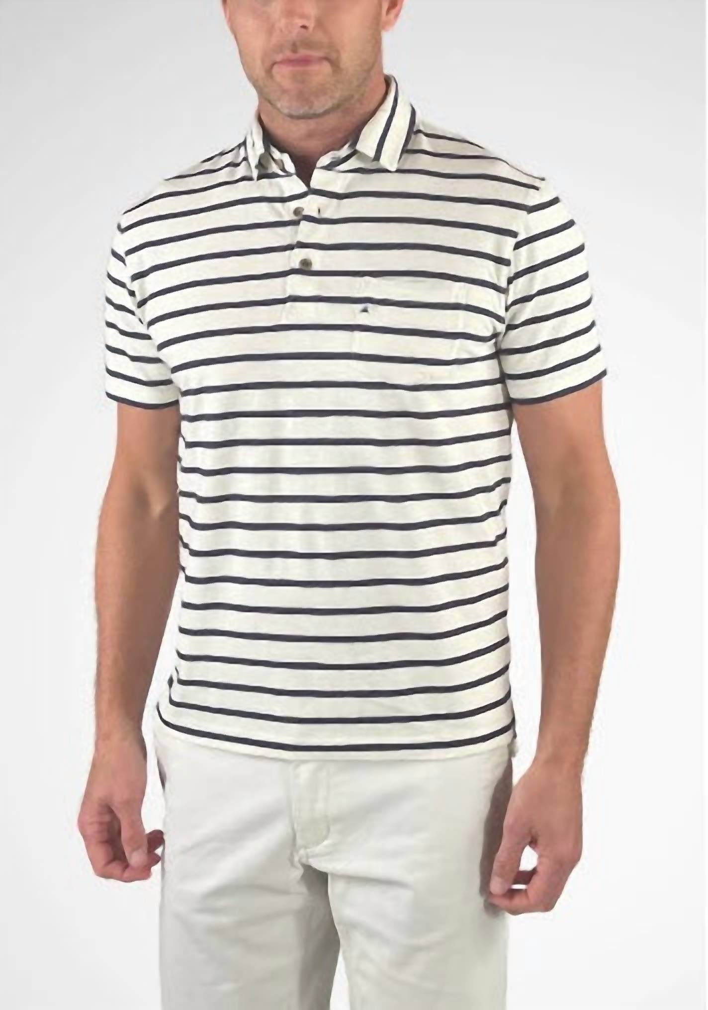 Tailor Vintage - Airotec Jersey Sailor Stripe Polo
