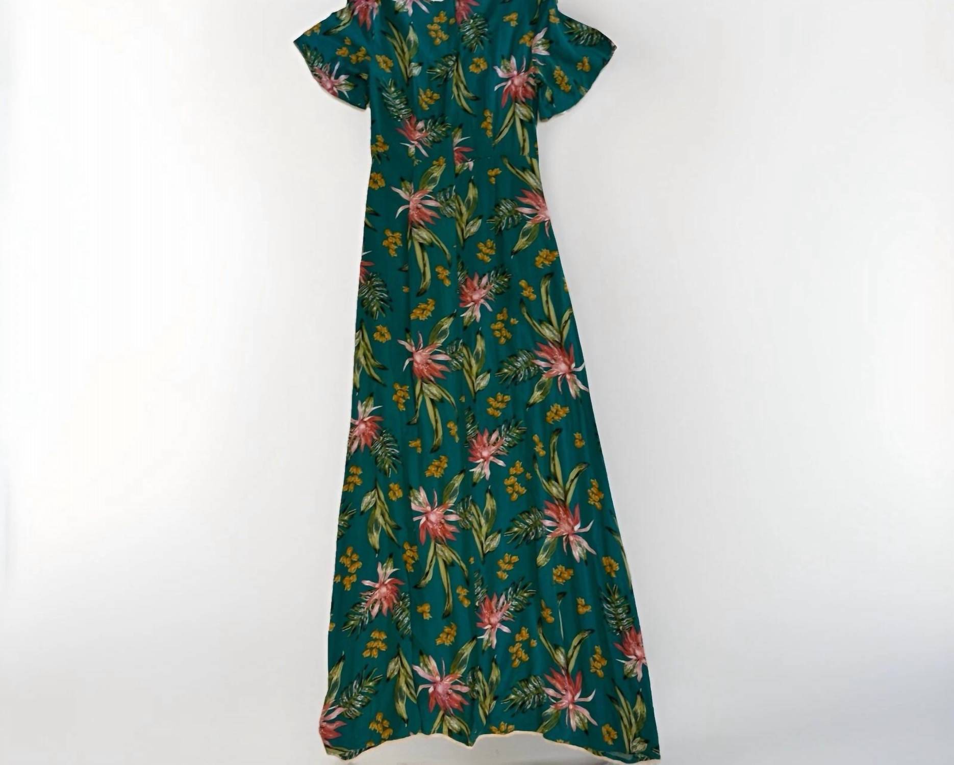 Davi & Dani - Women's Floral Maxi Dress