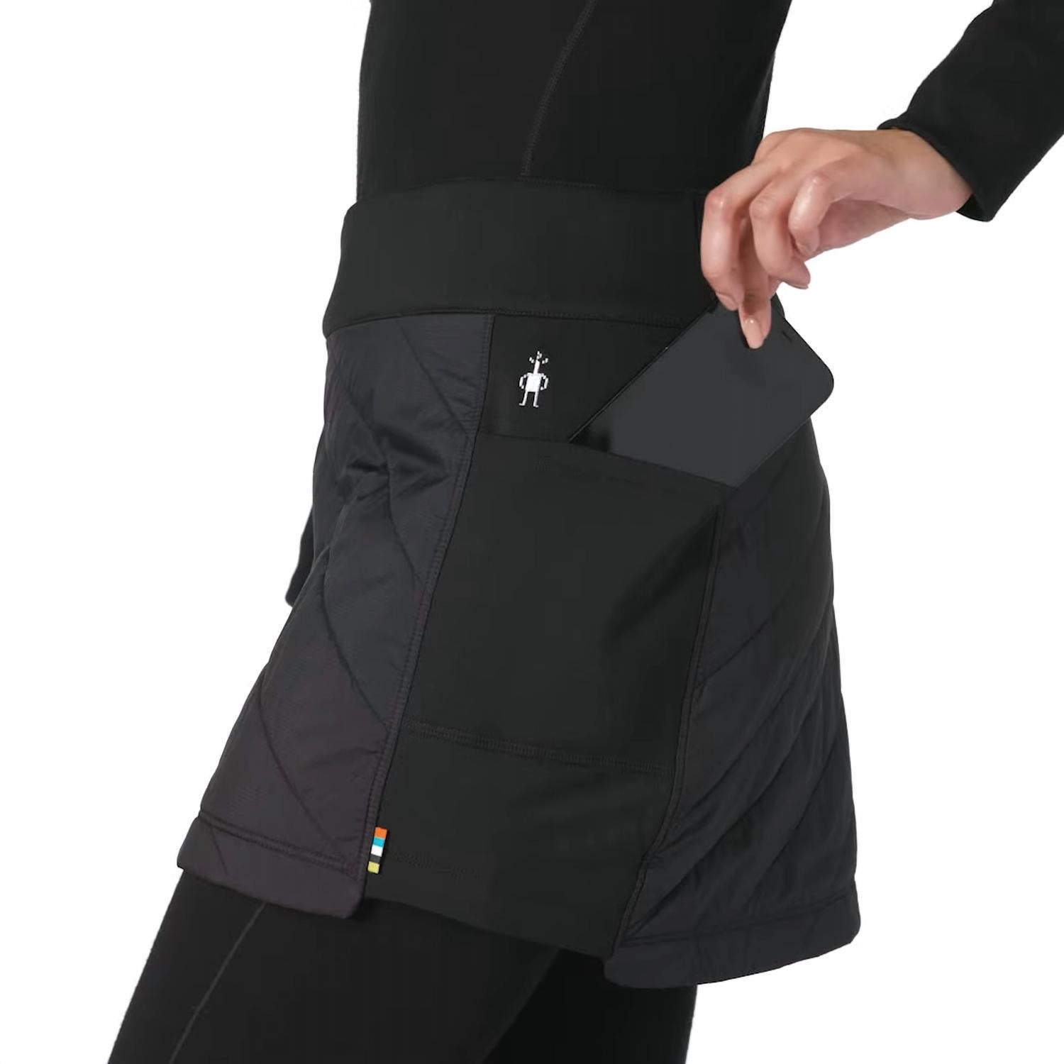 Smartwool Smartloft Skirt in black - women's skirt - detail view