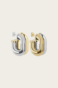 Rabanne - Women's Xl-link Bi-color Earrings