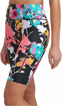 Calvin Klein - Performance Floral High-waist Bike Shorts