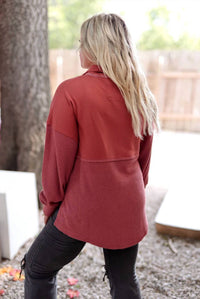 Jadelynn Brooke - Women's Ready Or Not Waffle Quarter Zip Top