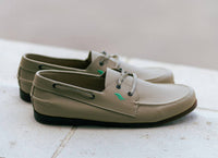 Boatman Men's Cactus Leather Yachty Loafer in classic tan - men's loafer