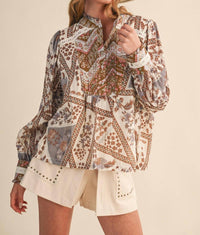 &Merci - Chances Will Be Taken Blouse
