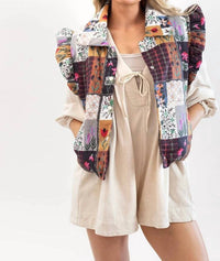 Ee:Some - Rustic Garden Puffer Vest