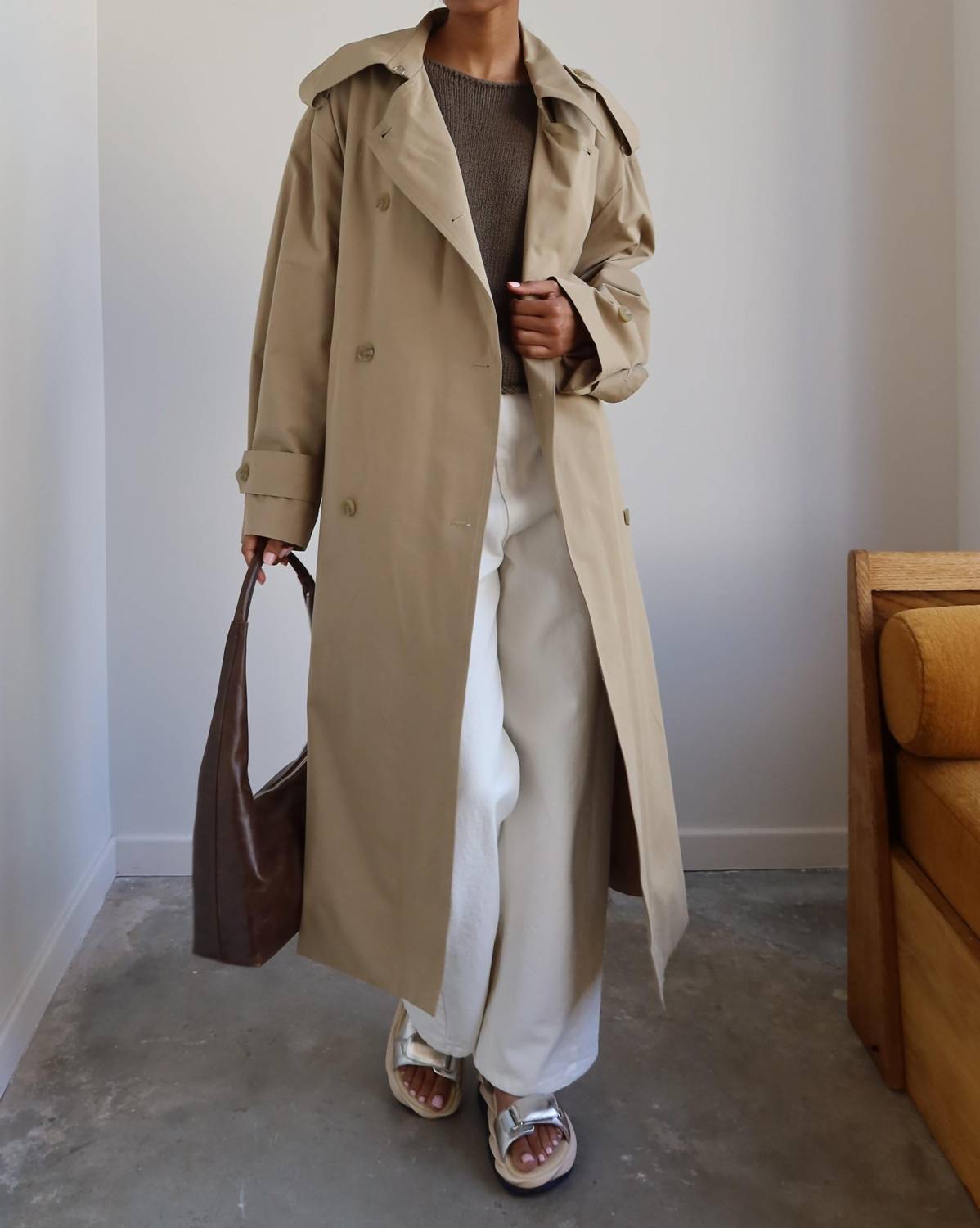 Collective - Oversized Cotton Trench Coat