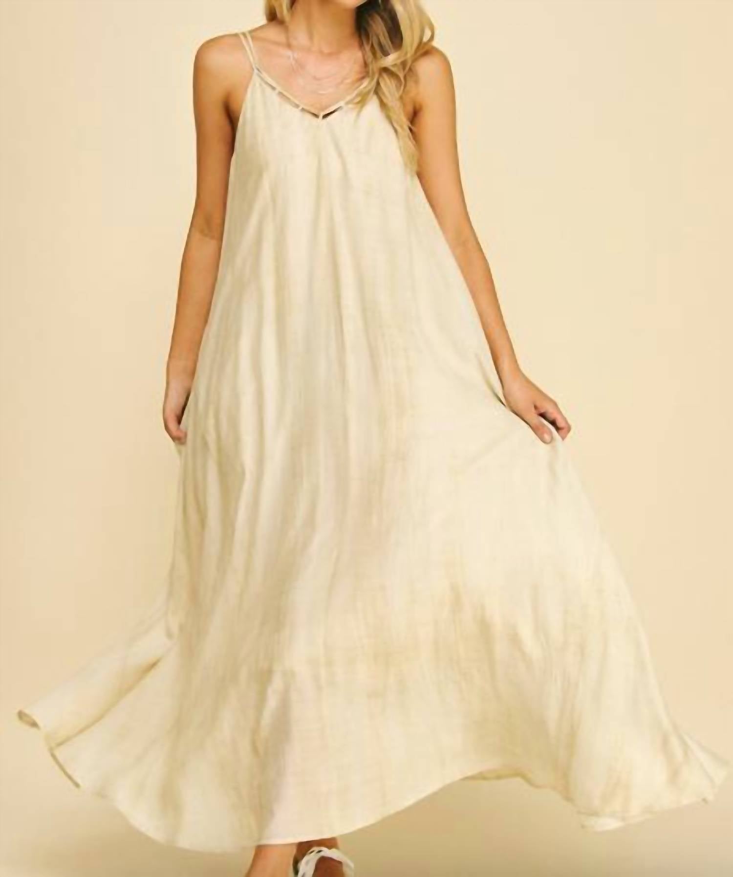 Pinch - Textured Woven Maxi Dress