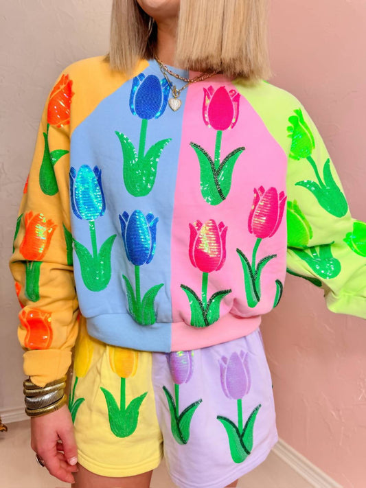 Queen Of Sparkles - NEON TULIP SHORT