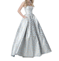 Sherri Hill - Strapless Taffeta Prom Dress