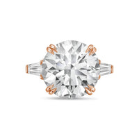 Diana M Jewels - Women's Round & Baguette Lab-grown Diamond Jewelry Ring (5.00 Ct) - Statement