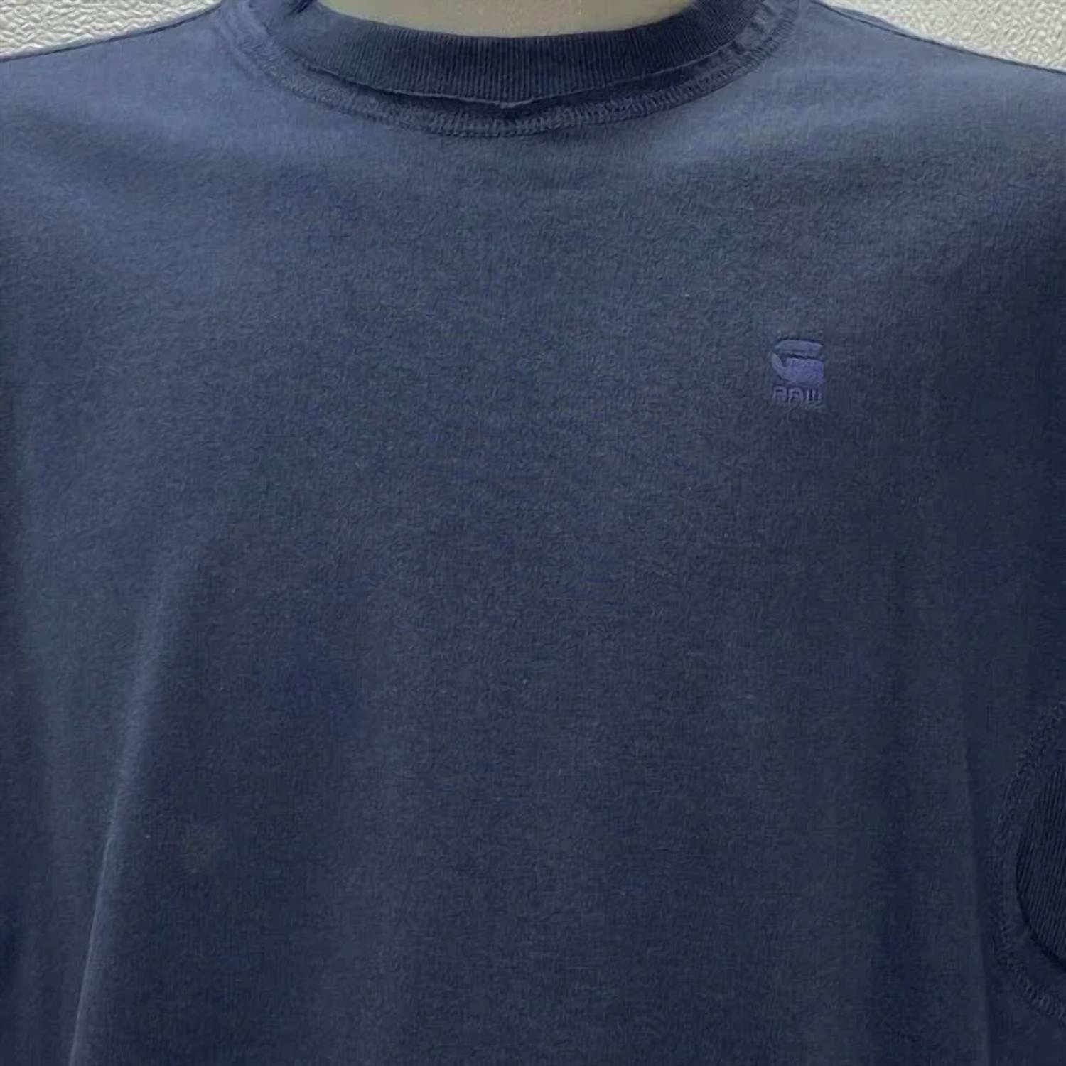 G-Star Men’s Raw Rib Insert Loose Fit T-shirt in blue - men's t-shirt - view 4