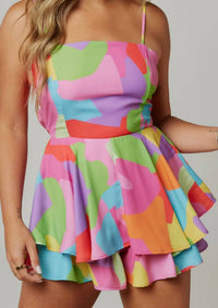 Peach Love - Sophia Romper