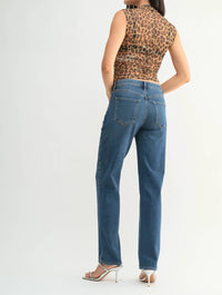 Just Black Denim - Super Soft 90's Longer Straight Jeans