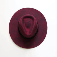 American Hat Makers - Women's Bordeaux Fedora