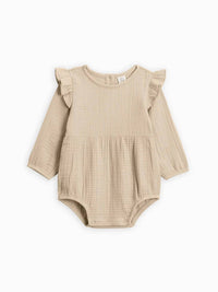 Colored Organics - Girls Isla Muslin Bubble Romper