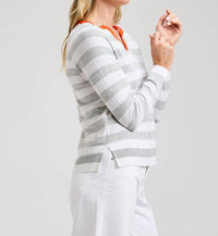 Zaket & Plover - Stripe Henley Top