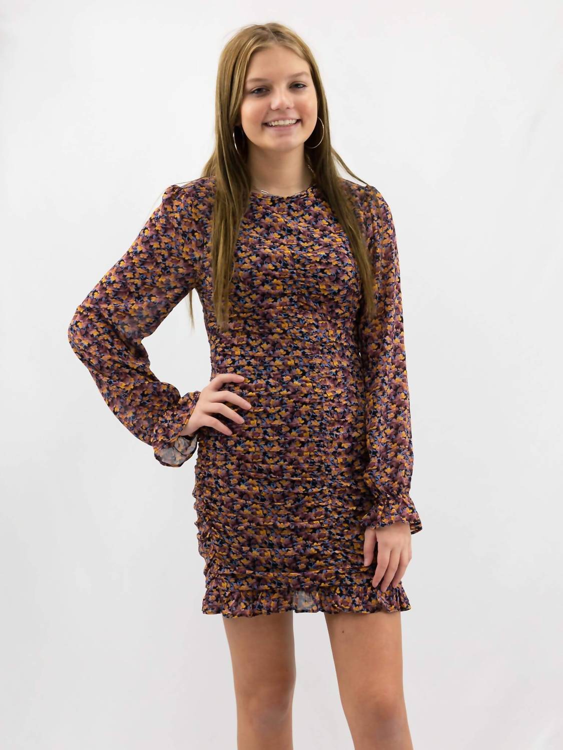Fate - Ruched Mini Dress