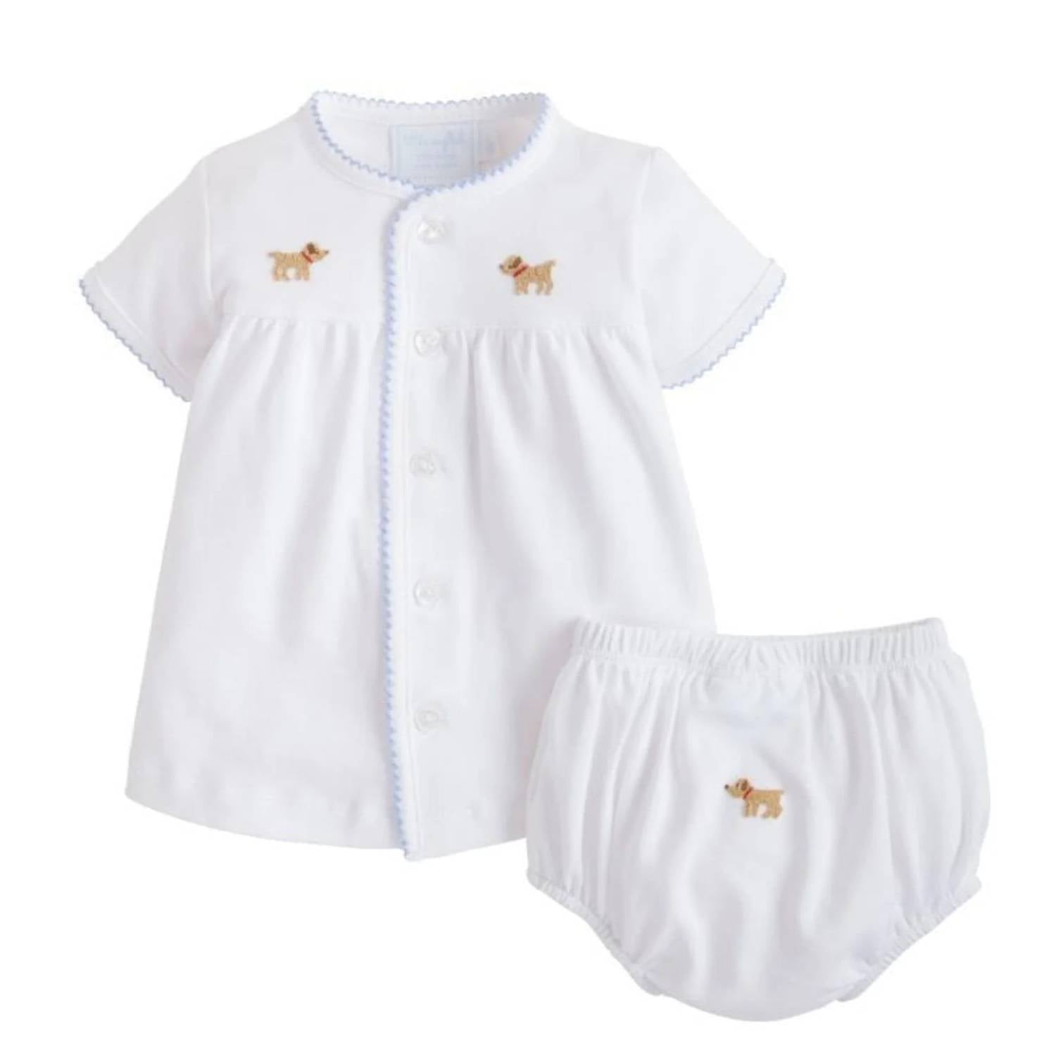 Little English - Kids Pinpoint Layette Knit Set