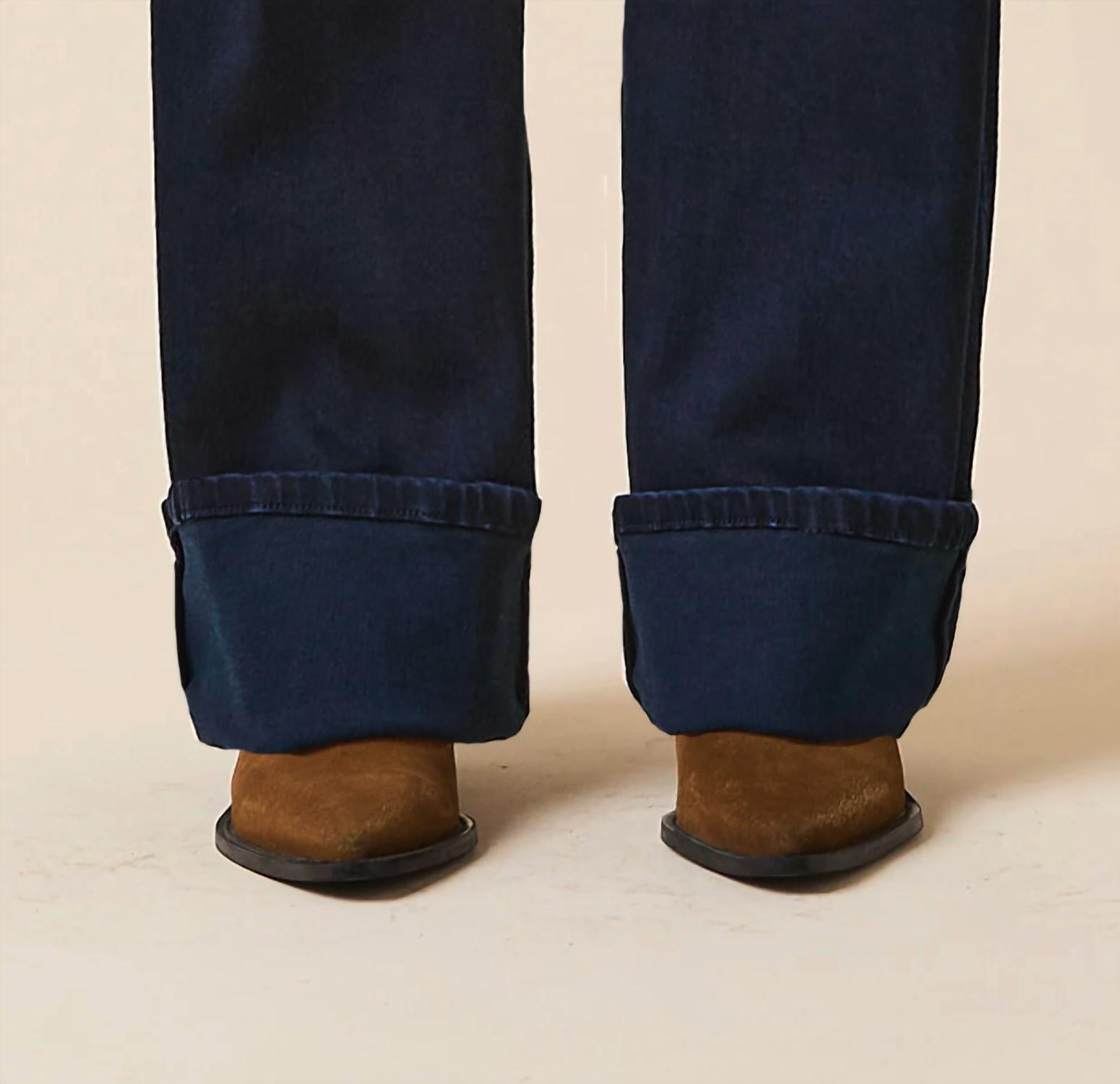Le Jean - Column High Rise Cuffed Jeans