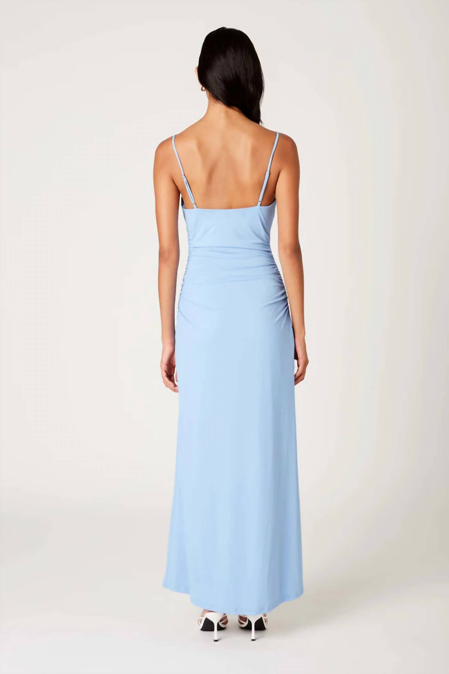 Nia - Ina Cowl Neck Maxi Dress