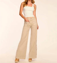 Ramy Brook Women's Giselle Pant in sand - women's pants - alternate view