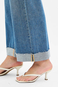 Risen - Low Rise Ankle Cuff Jean