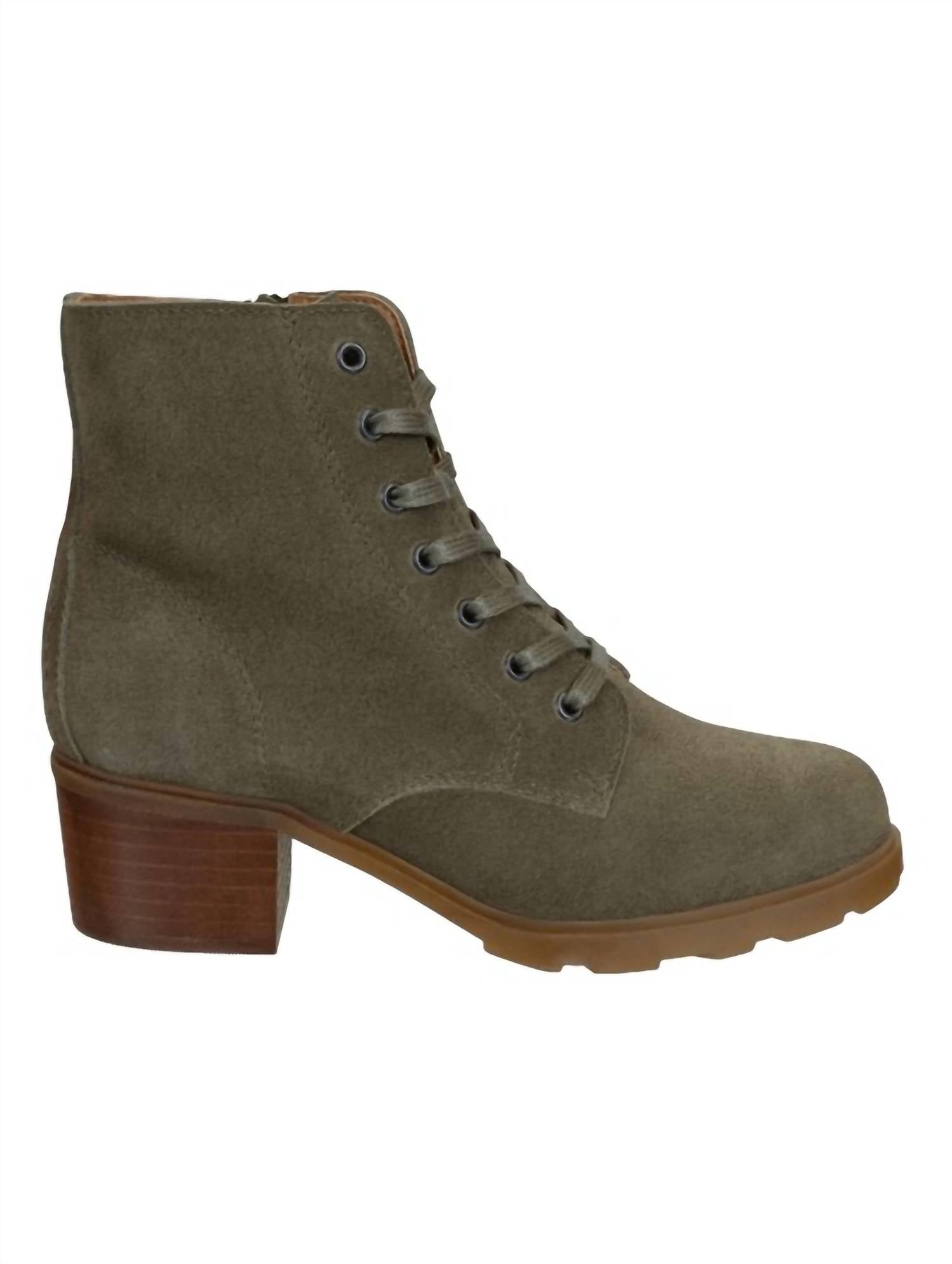 OTBT Women's Arc Heeled Ankle Boots in elmwood - women's shoe