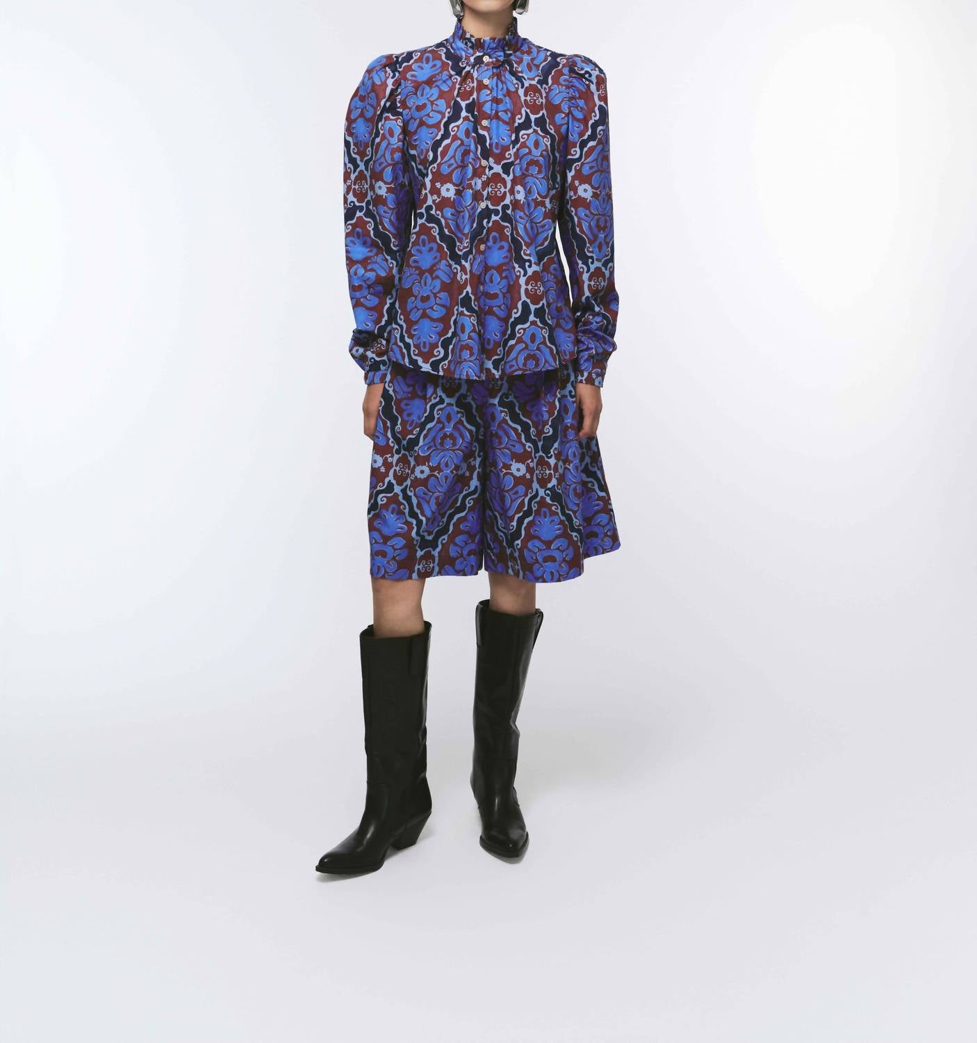 De Loreta - Rina Puffed Shoulder Shirt