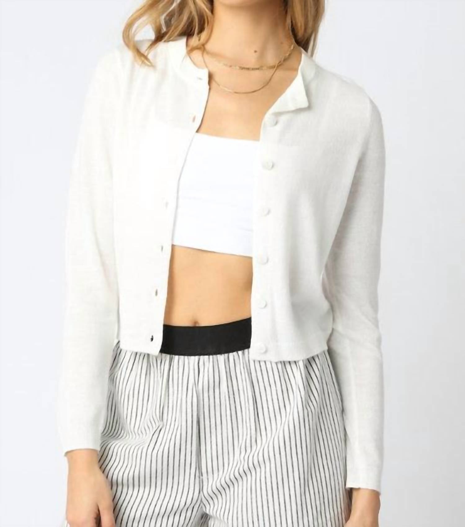 Olivaceous - Rhodes Knit Cardigan