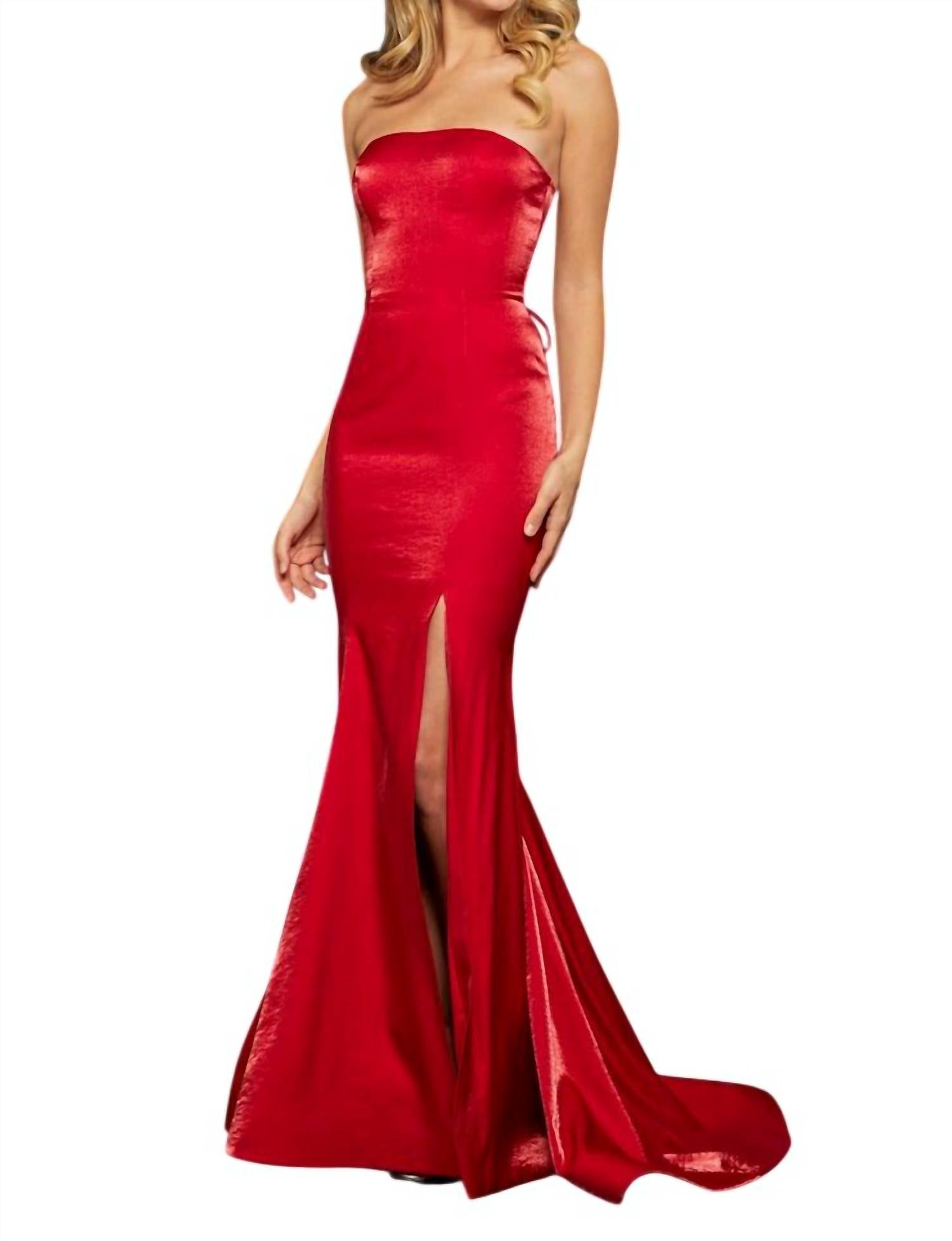 Sherri Hill - Strapless Evening Gown