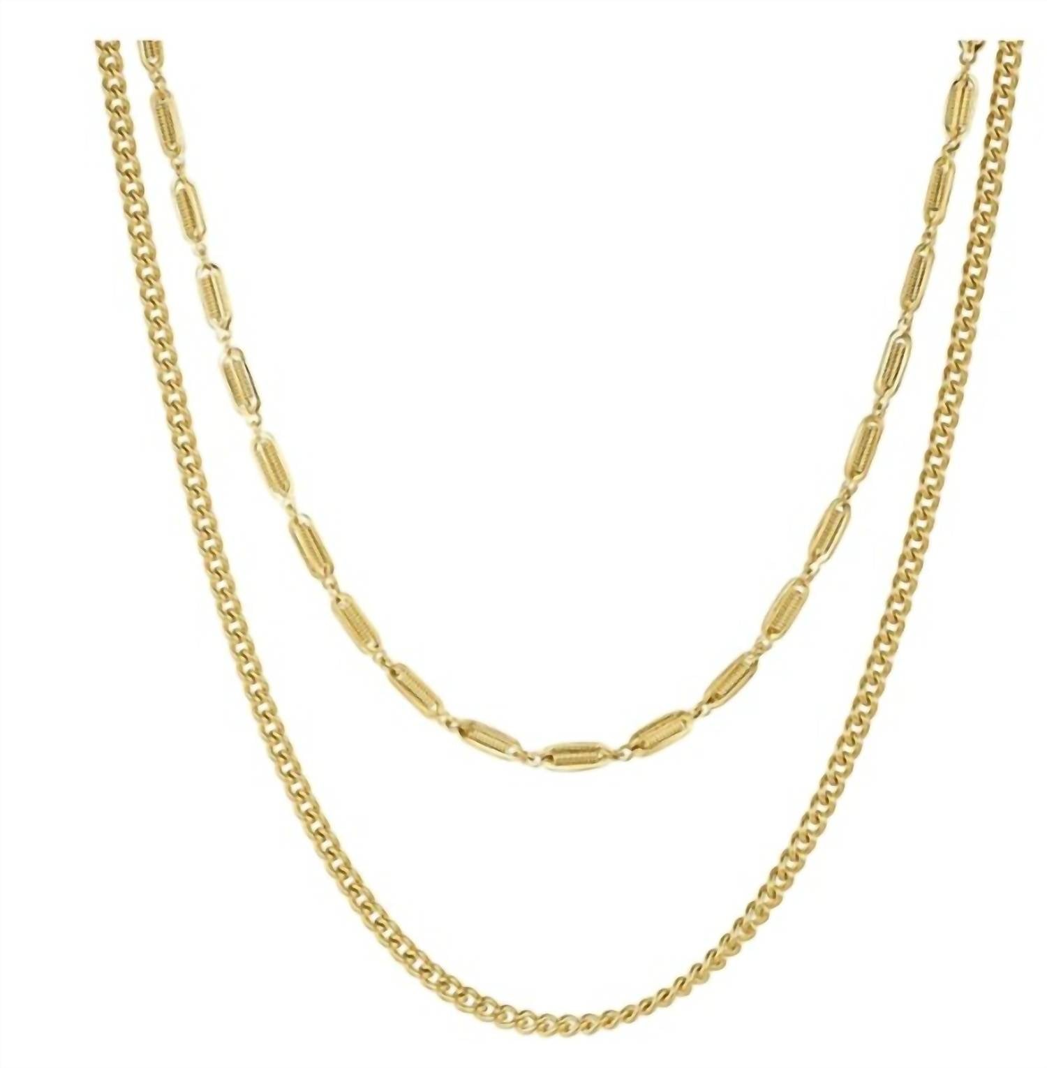 Katie Rae Collection - Women's Jane Double Chain Necklace