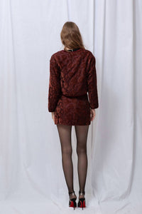 Needii - Josephine Jacquard Mini Skirt