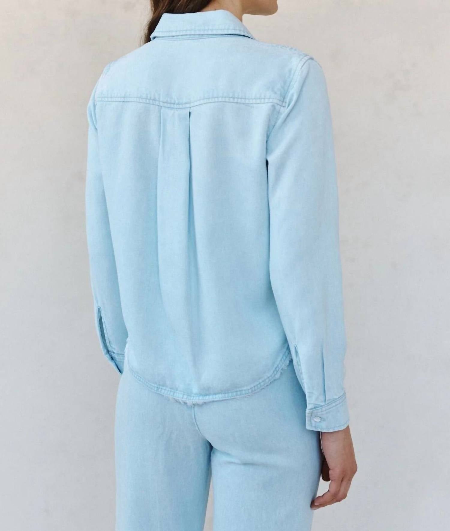 Bella Dahl - Two Pocket Fray Hem Shirt