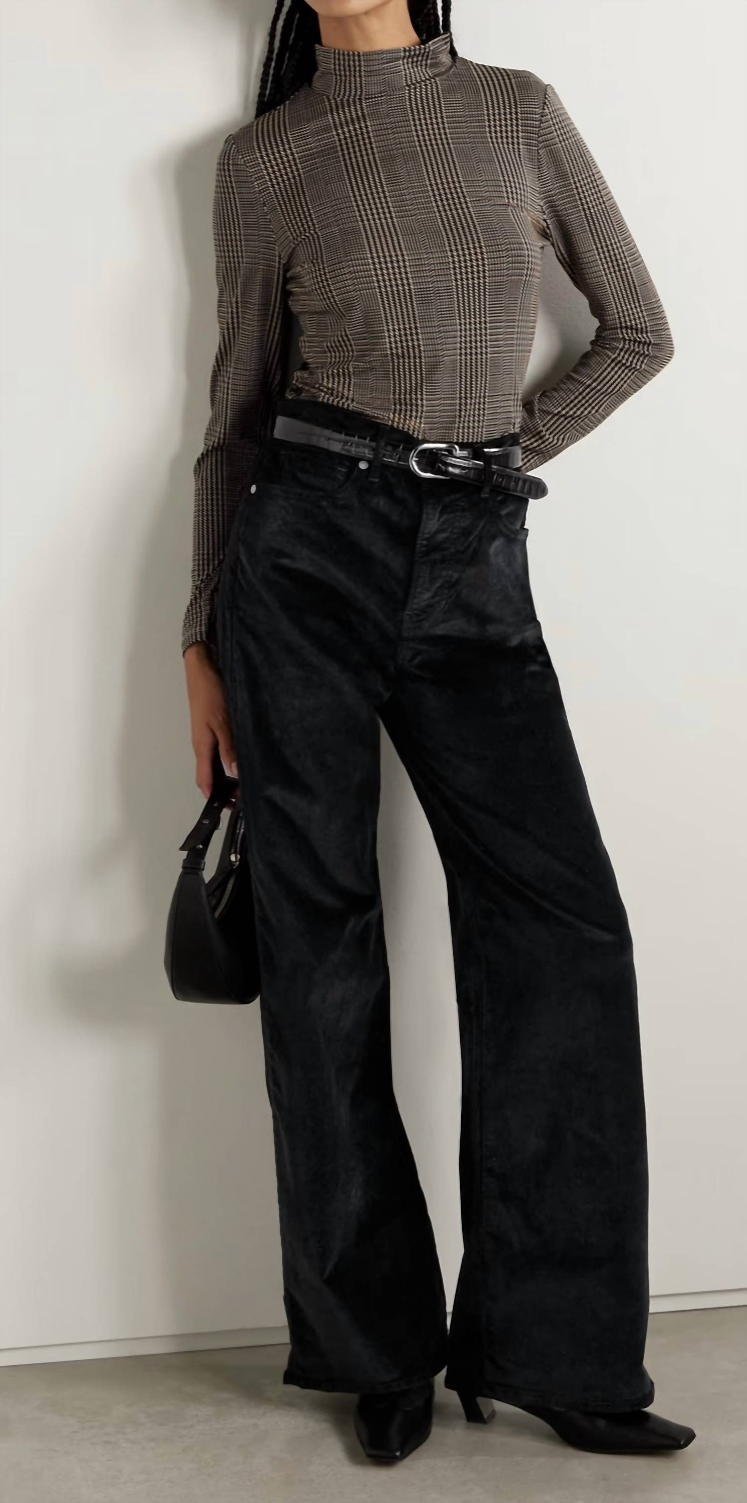 Veronica Beard - High Rise Wide Leg Velvet Pants