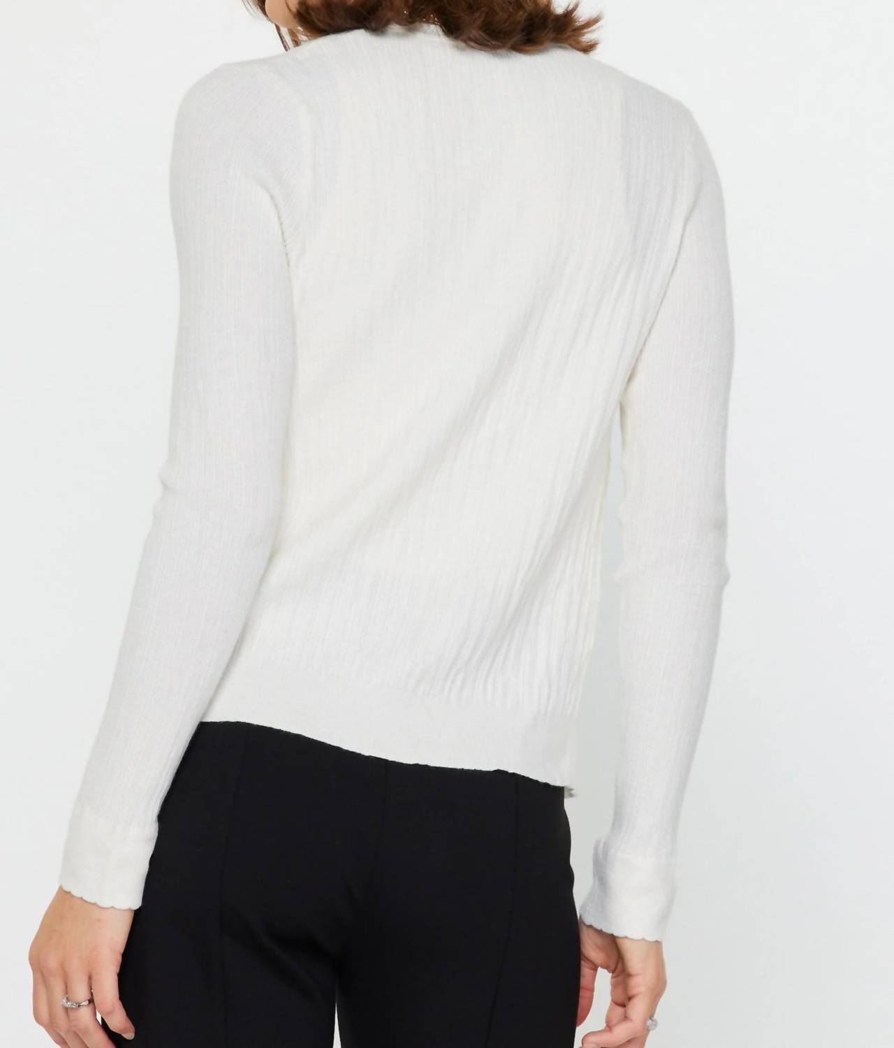 Current Air - Ribbed Tank & Cardigan Set