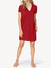 Lilla P - Double V Neck Dress