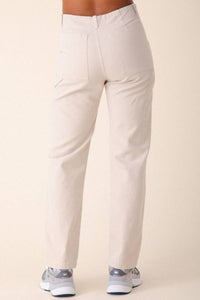 PRAIRIE UNDERGROUND Canvas Utility Pants in natural white - women's pants - detail view