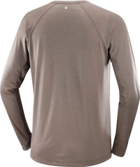 SALOMON Shakeout Core Long Sleeve T-shirt in iron - men's long sleeve top - view 4