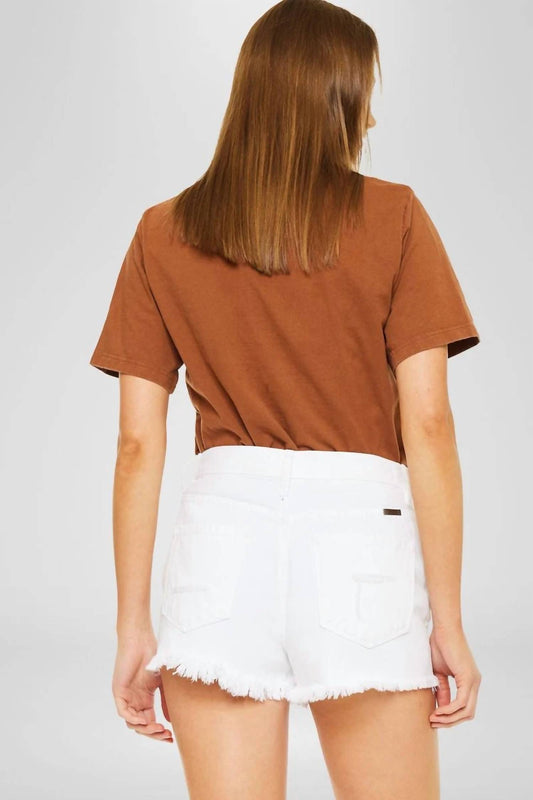 Kancan - High Rise Denim Shorts