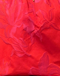 Finley Women's Wild Jacquard Crew Top in red - women's shirt - detail view