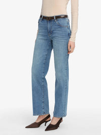 FRAME Mellow Stretch Jeans in flip - women's jeans - detail view