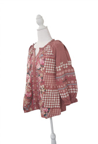 Savanna Jane - Women's Floral Embroidered Shirt