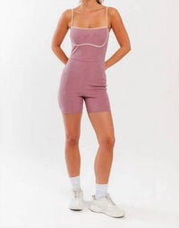 Le Lis - Contrast Binding Rib Romper