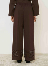 Meimeij - Laser Cut Hem Pant