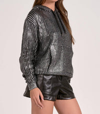 Elan - Metallic Hoodie