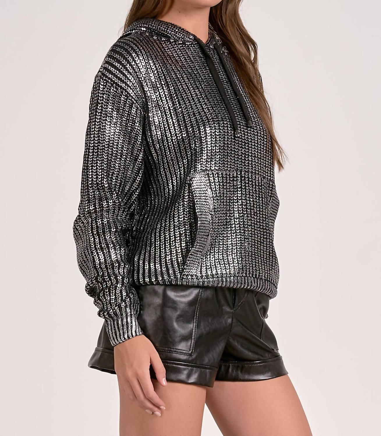 Elan - Metallic Hoodie