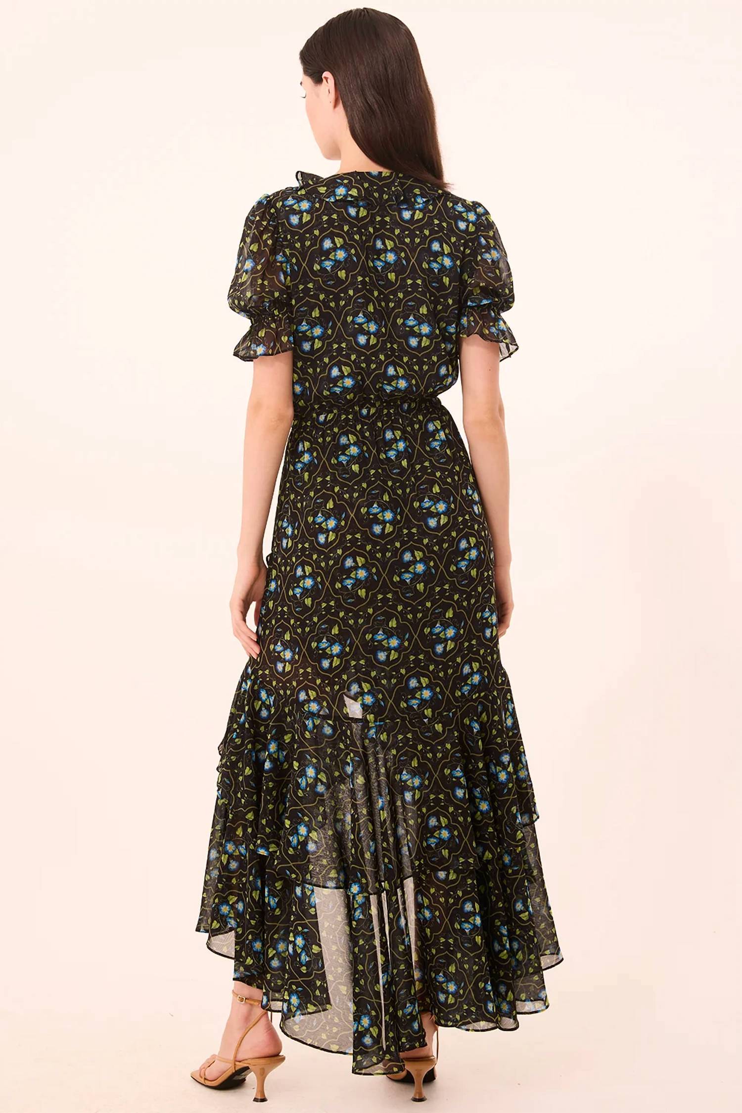 Misa Los Angeles - Jodie High-low Hem Midi Dress